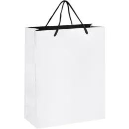 Altitude Dazzle Midi Paper Gift Bag Solid White Unbranded
